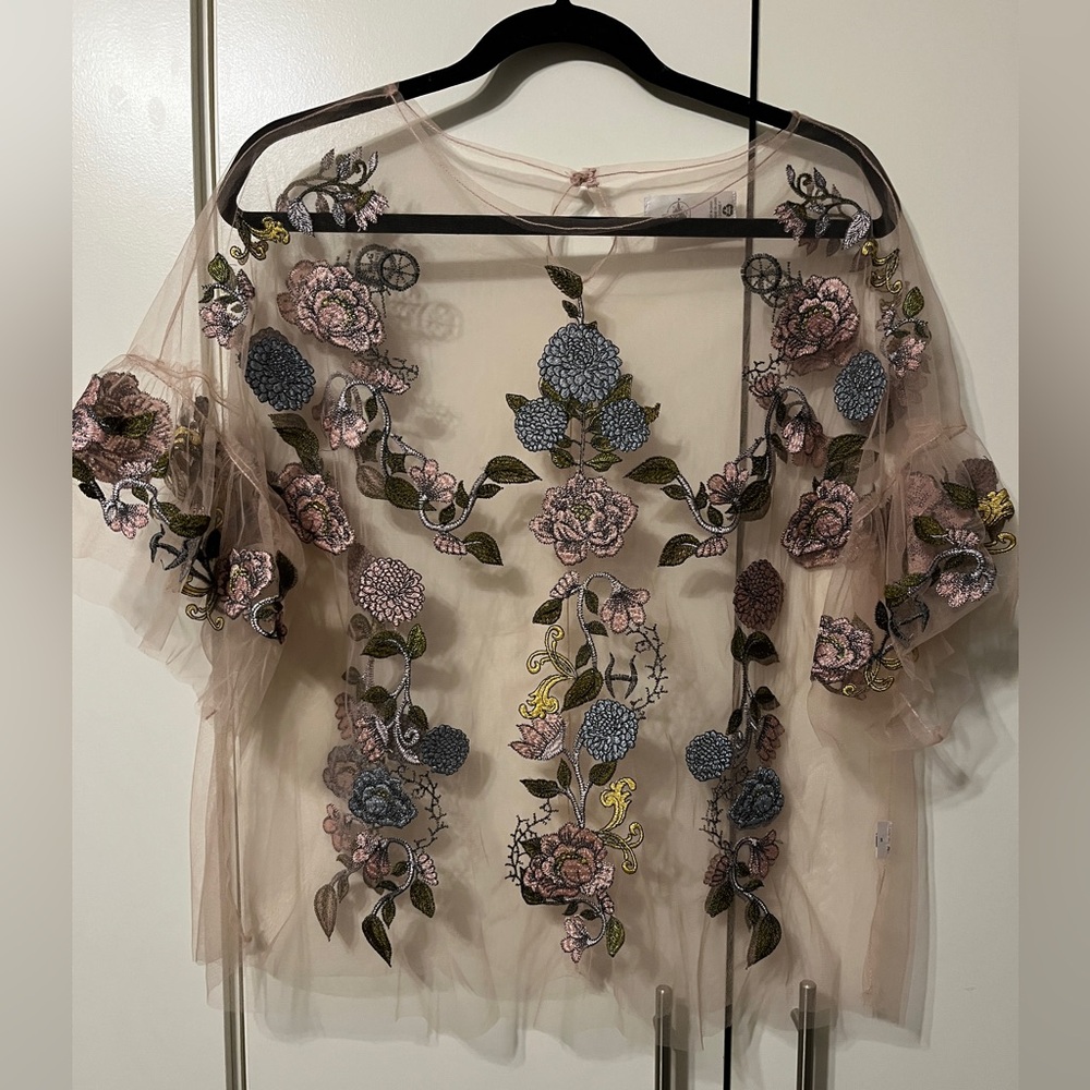 COPY - Disney Sleeping Beauty Sheer Embroidered top